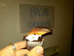 Bacon Cupcake