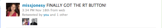 Retweet of MissJonesy